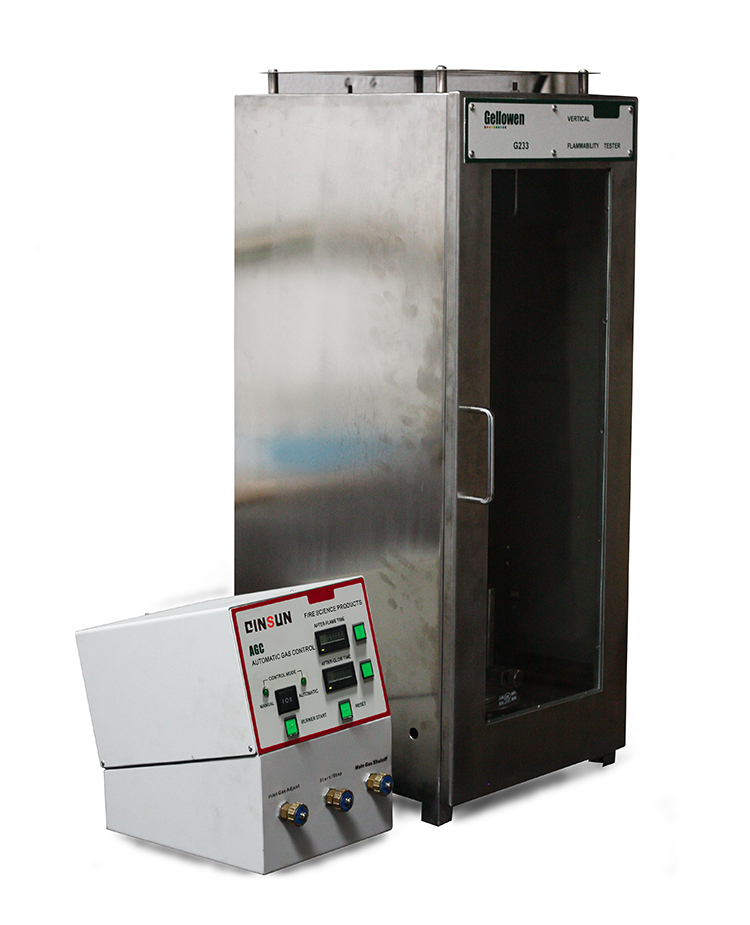What are the main parameters of vertical flammability tester(图1)